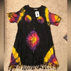 New maxi brand plus size beach dress NWT